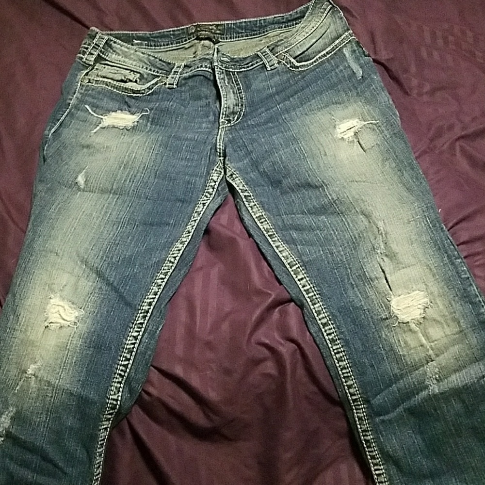 Silver jeans